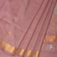 Cream Uppada Silk Handloom Saree with Mango Pallu Design - Global Threads | Swadesiicart