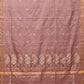Cream Uppada Silk Handloom Saree with Mango Pallu Design - Global Threads | Swadesiicart