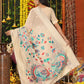 Anaita Cream Linen Cotton Woven Saree With Blouse