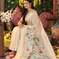 Anaita Cream Linen Cotton Woven Saree With Blouse