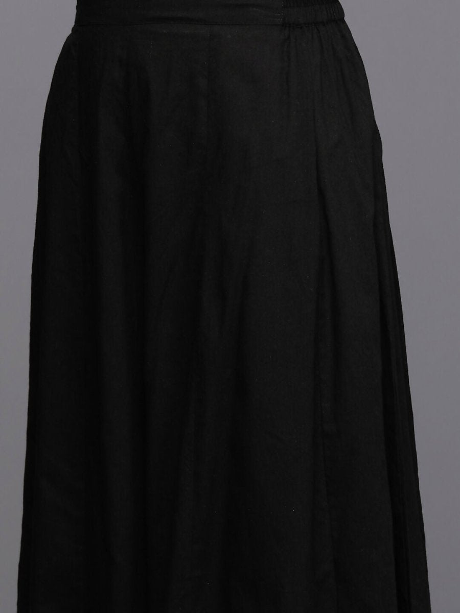 Ahalyaa Women's Traditional Wear Co-ods - Black - Swadesiicart