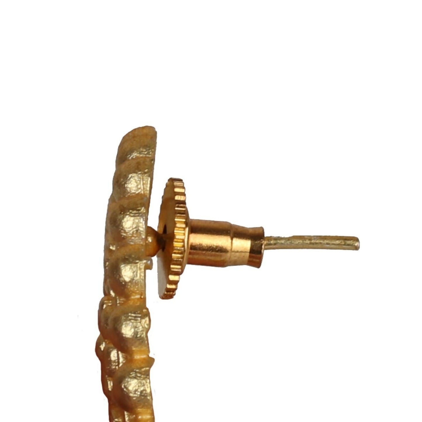 Joban Fashion Women Matte Gold Brass Jhumka | Swadesiicart