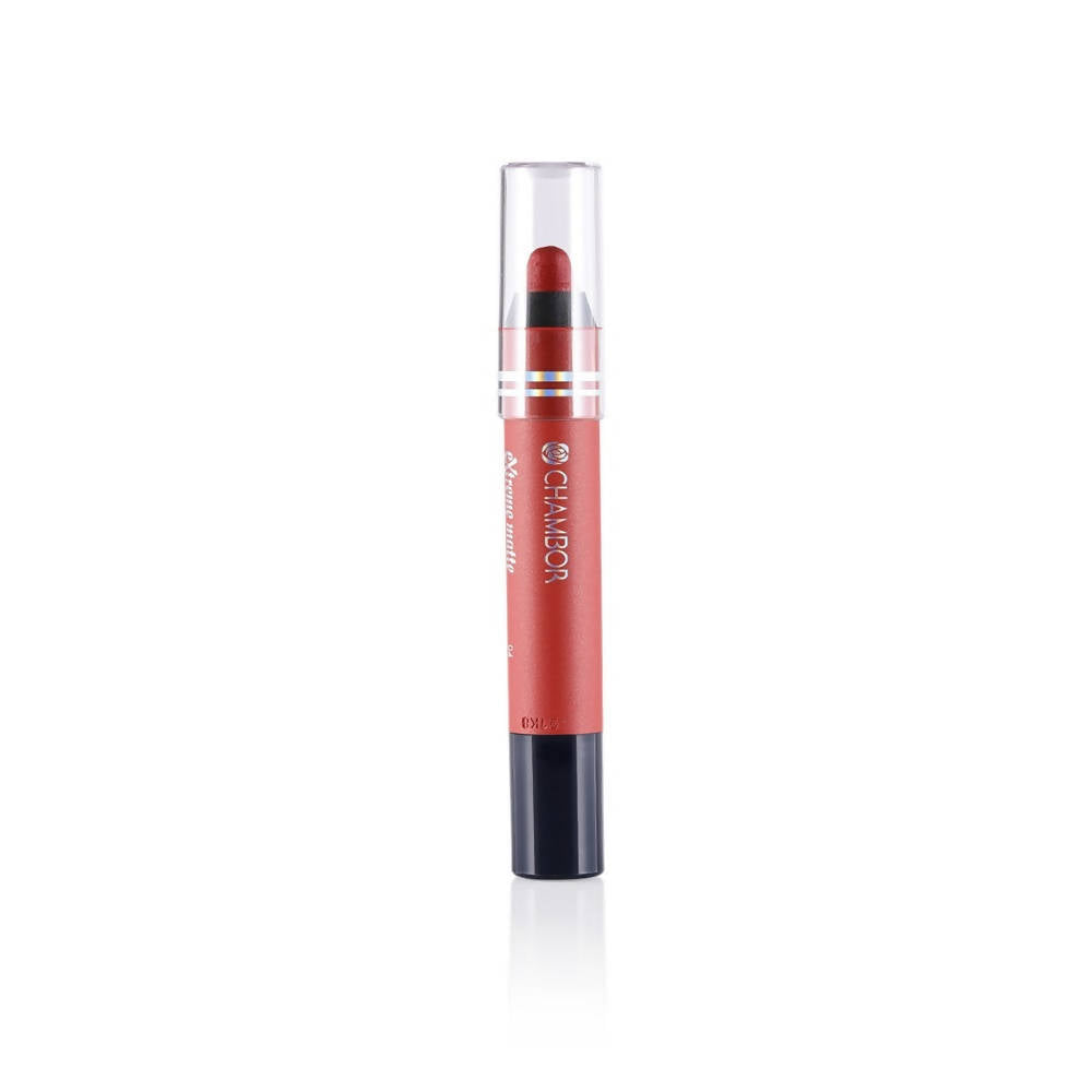 Chambor Aztec Brick 04 Extreme Matte Long Wear Lip Colour - Swadesiicart