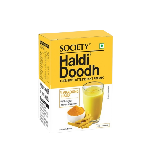 Society Tea Haldi Doodh Made with Lakadong Turmeric | Swadesiicart