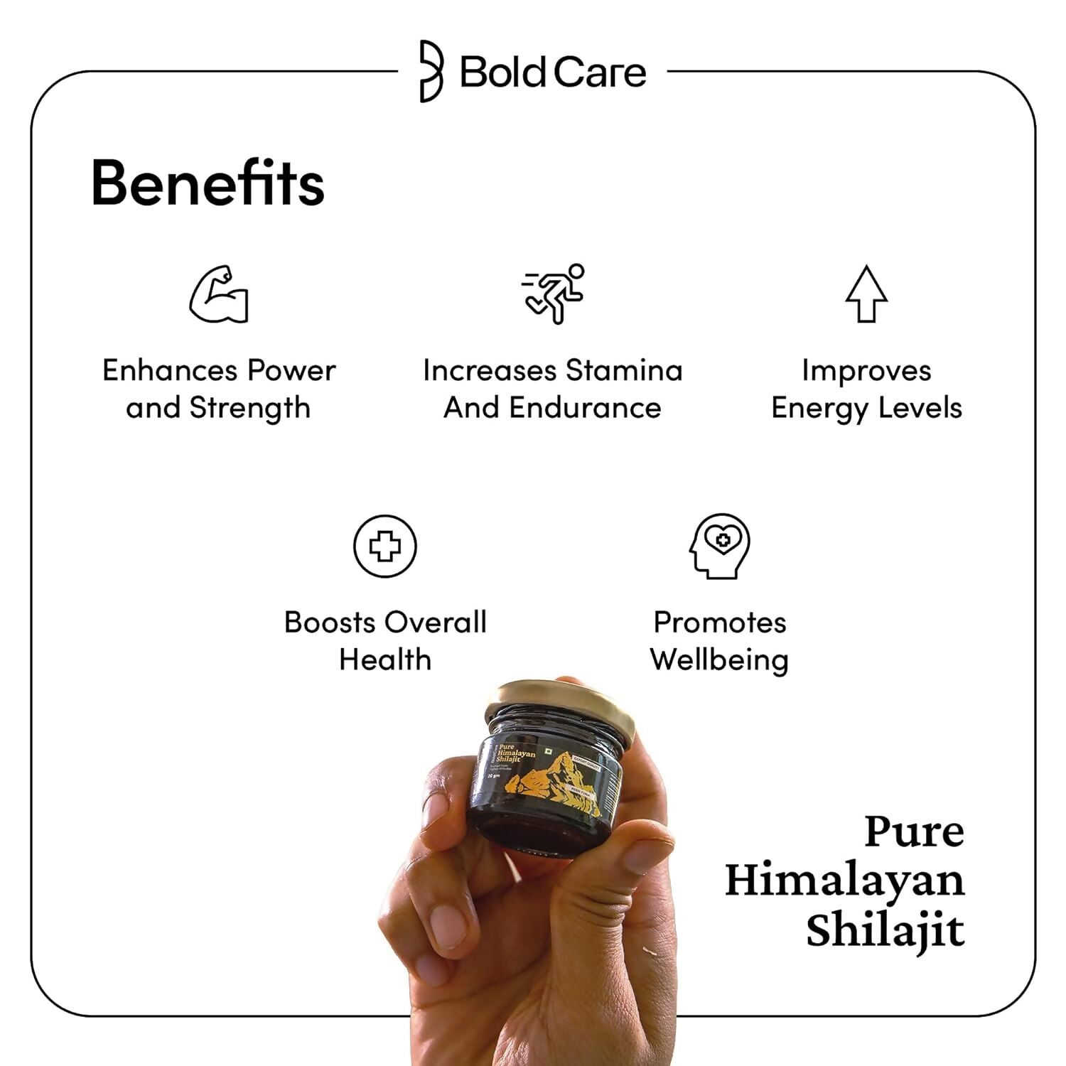 Bold Care Pure Himalayan Sj Resin - Swadesiicart