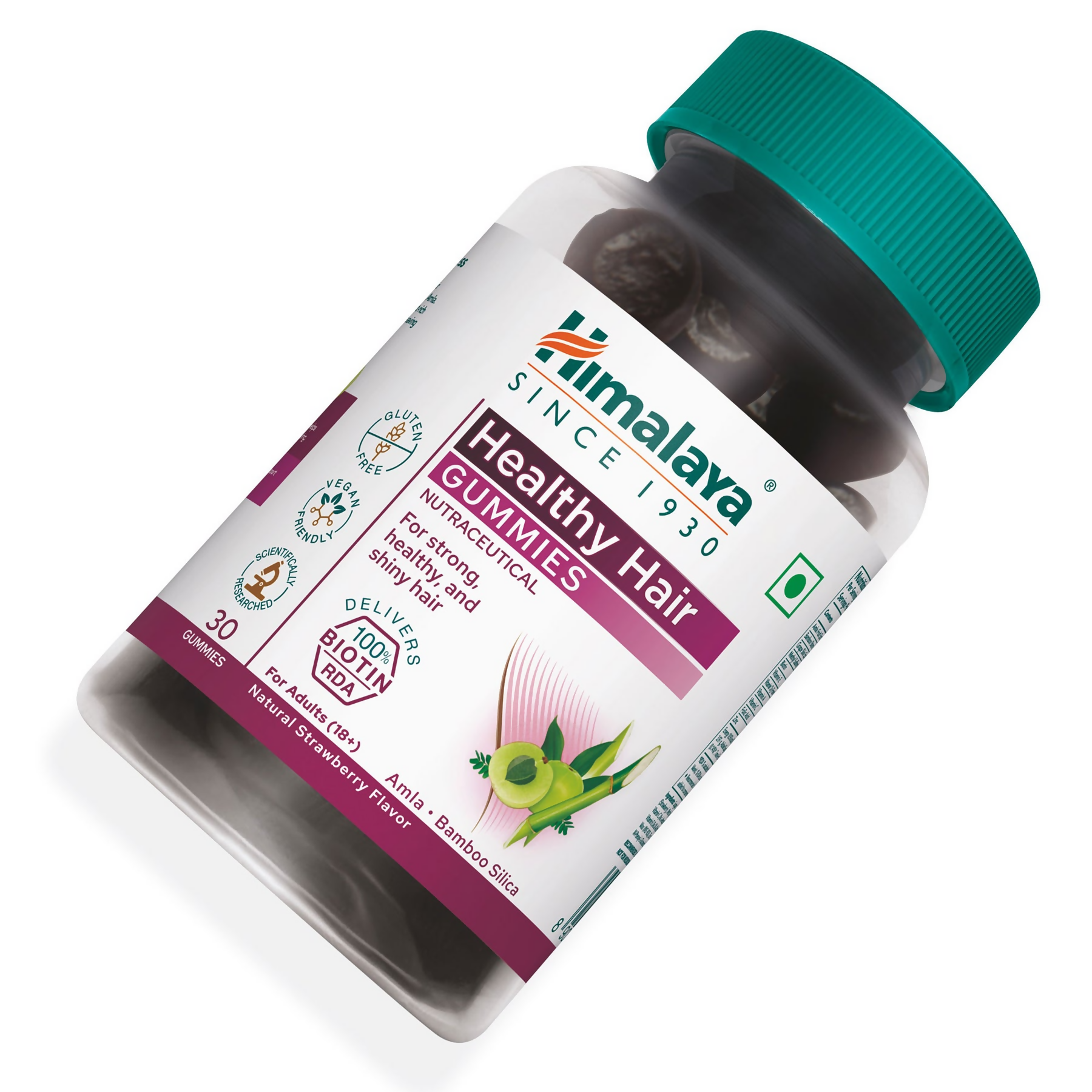 Himalaya Herbals Healthy Hair Gummies - Swadesiicart