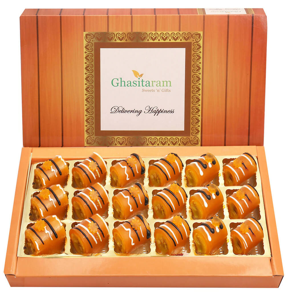 Ghasitaram Mango Roll Delight Sweets | Swadesiicart
