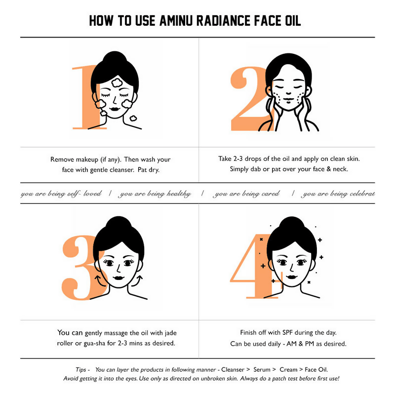 Aminu Radiance Face Oil for Brightening & Ageing | Swadesiicart