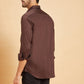 Brunette Pattern Designer Men's Shirt by Hilo Design