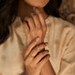 trueBrowns Gold-Polished Bel Rings | Swadesiicart