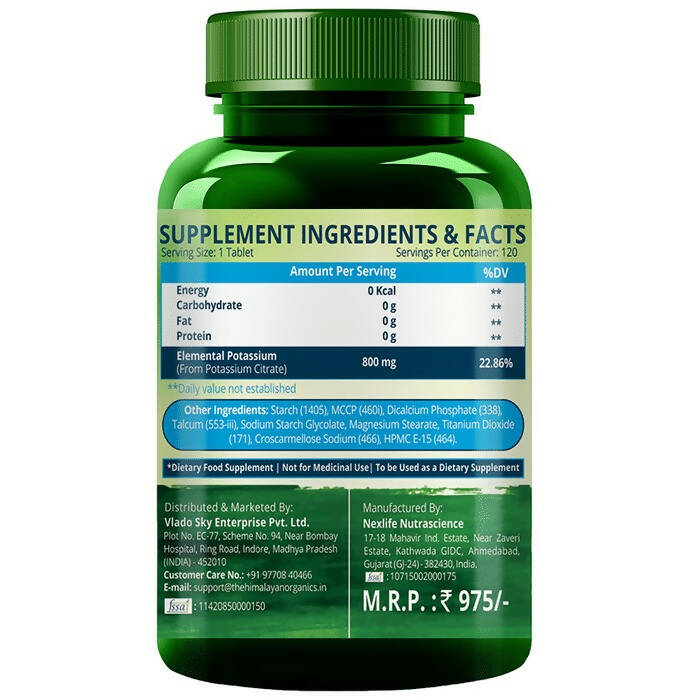 Himalayan Organics Potassium Citrate Tablets - Swadesiicart