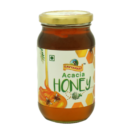 Gavyamart Acacia Honey Raw and Unprocessed - GAVYAMART PANCHGVYA UTPAD PRIVATE LIMITED