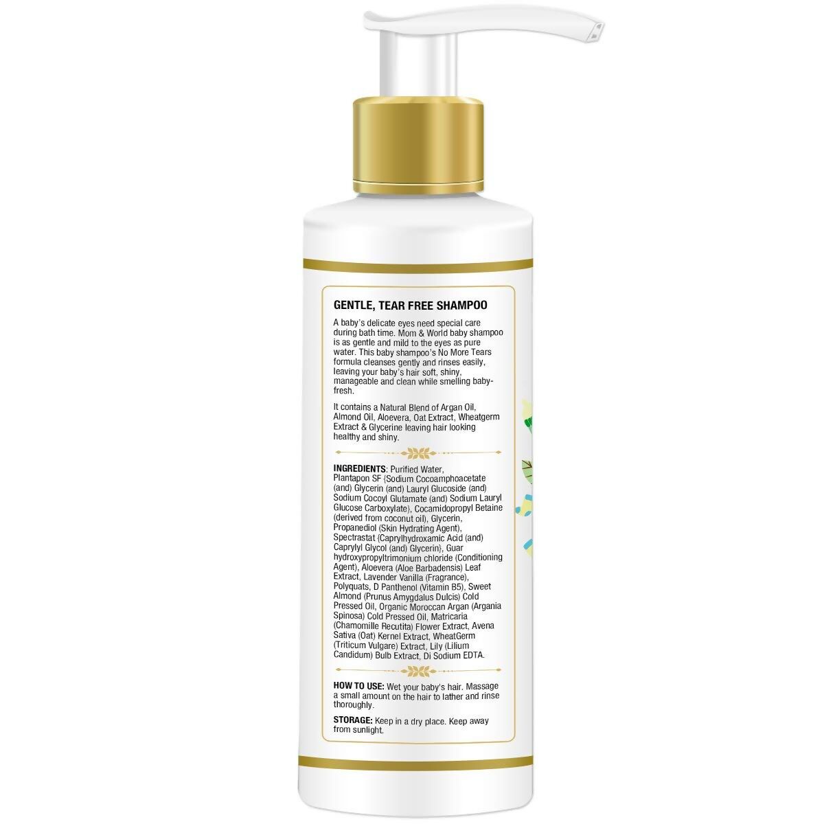 Mom & World Tear Free Baby Shampoo - Swadesiicart
