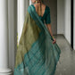 Vishnu Weaves Women's Rama Soft Tussar Silk Printed Saree with Blouse - Swadesiicart
