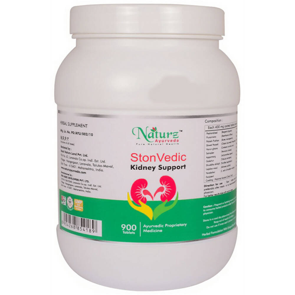 Naturz Ayurveda Stonevedic Kidney Support Tablets | Swadesiicart