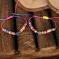 NVR Women & Men Set of 2 Multicolor Evil Eye Rakhi With Roli Chawal | Swadesiicart