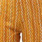 FIORRA Women's Yellow Cotton Straight Kurta Pant With Dupatta - Swadesiicart