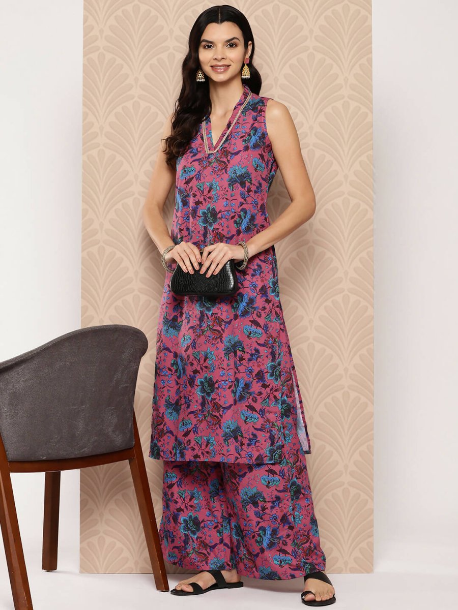 Ahalyaa Women's Traditional wear Kurta Set - Multi | Swadesiicart