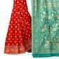 Vamika Red Weaving Banarasi Jacquard Saree | Swadesiicart
