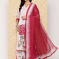 Ahalyaa Women's Traditional wear Kurta Set - Beige | Swadesiicart