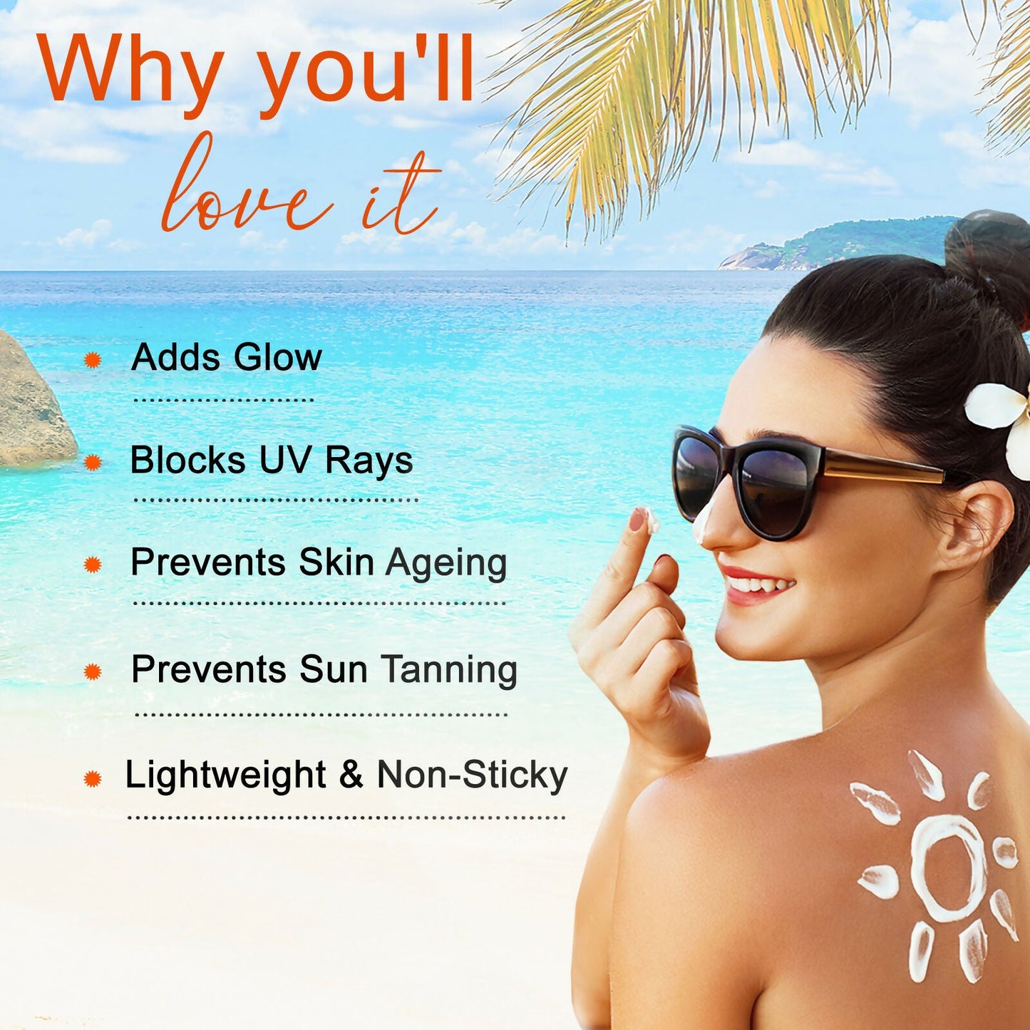 Globus Naturals Hydra Gel Sunscreen With Goodness of Sunflower & AloeVera For Sun Protection All Skin Types | Swadesiicart