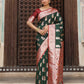 Anaita D Green Silk Woven Saree With Blouse