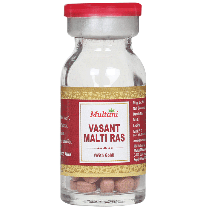Multani Vasant Malati Ras with Gold Tablet | Swadesiicart