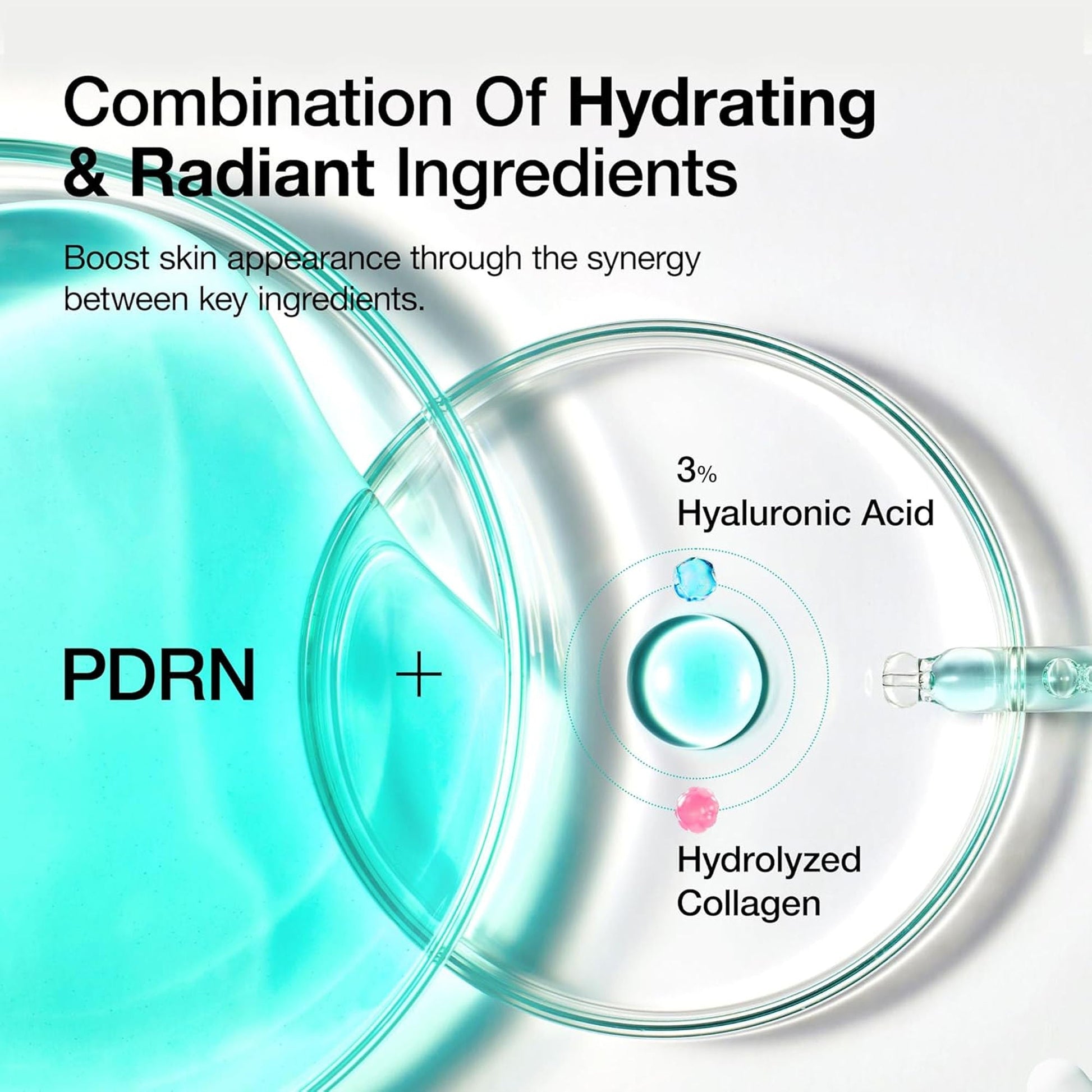 Anua Pdrn Hyaluronic Acid Capsule 100 Serum with Collagen For Plump, Dewy, Radiant Glass Skin | Swadesiicart