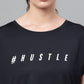 MKH Typography Printed Extended Sleeves Dri-FIT Relaxed Fit T-shirt - Swadesiicart