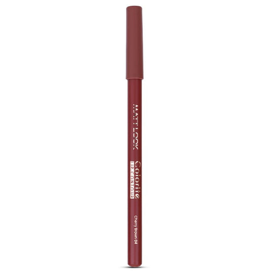 Matt Look Colorite Lip Contour Professional Matte Lip Color Pencil - Cherry Brown 04 - Swadesiicart