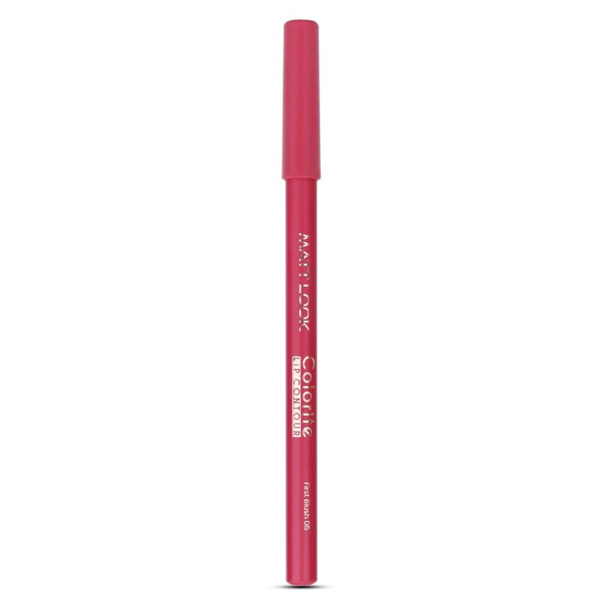 Matt Look Colorite Lip Contour Professional Matte Lip Color Pencil - First Blush 06 - Swadesiicart