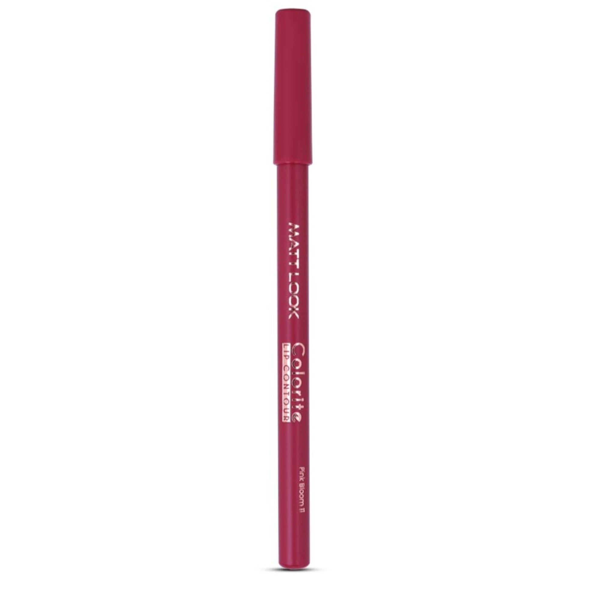 Matt Look Colorite Lip Contour Professional Matte Lip Color Pencil - Pink Bloom 11 - Swadesiicart