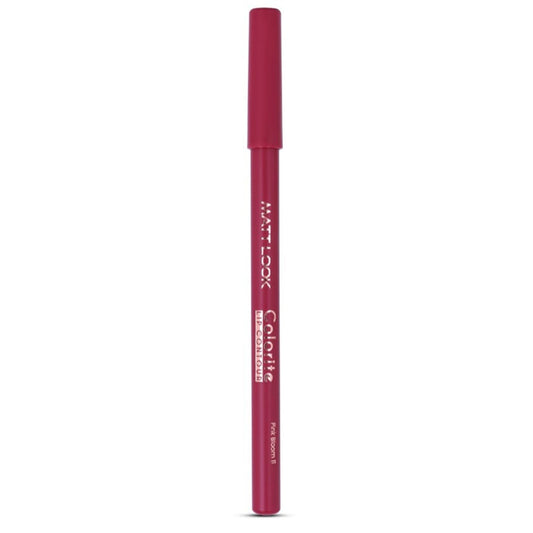 Matt Look Colorite Lip Contour Professional Matte Lip Color Pencil - Pink Bloom 11 - Swadesiicart
