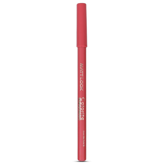 Matt Look Colorite Lip Contour Professional Matte Lip Color Pencil - Love Me Pink 18 - Swadesiicart