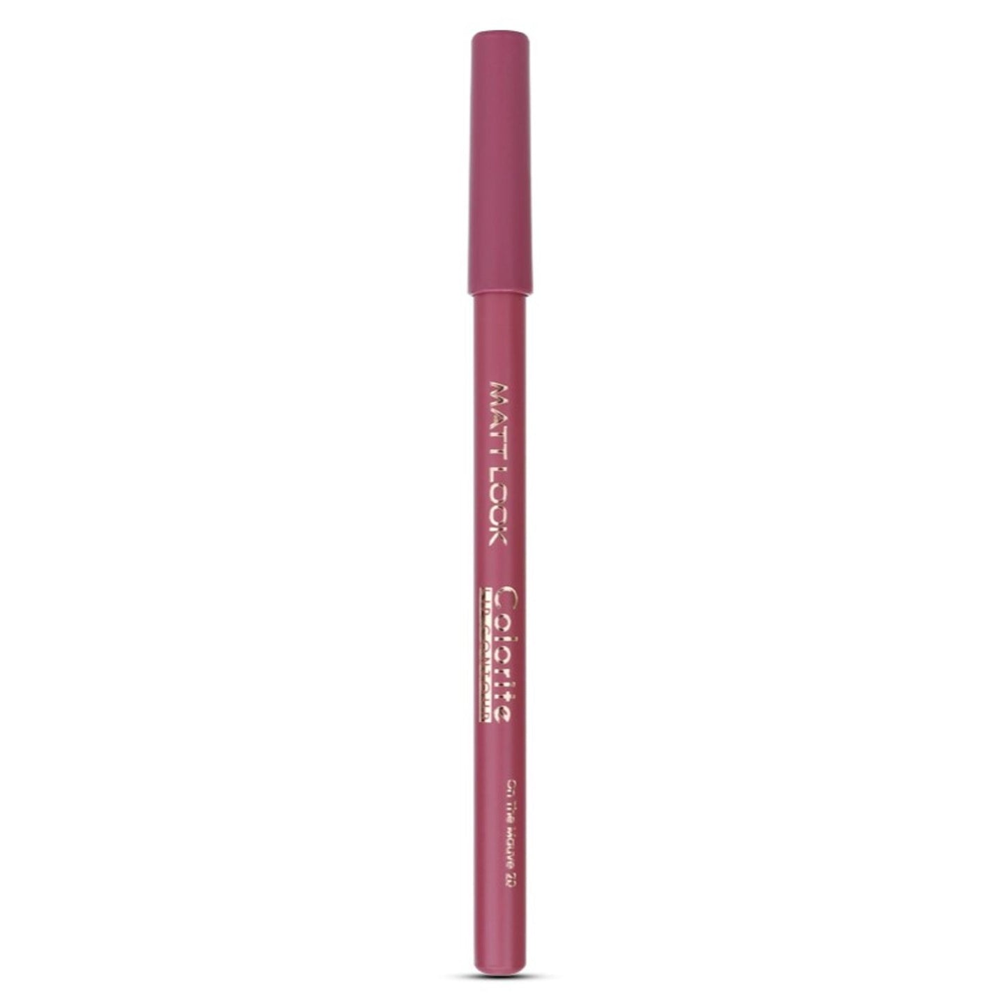 Matt Look Colorite Lip Contour Professional Matte Lip Color Pencil - On The Mauve 20 - Swadesiicart