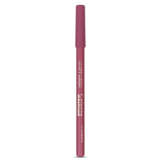 Matt Look Colorite Lip Contour Professional Matte Lip Color Pencil - On The Mauve 20 - Swadesiicart
