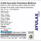 Sagius Ayulax Powder | Swadesiicart