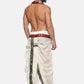 Sethukrishna Men Cream Coloured Solid Dhoti Pant With Angavastram | Swadesiicart