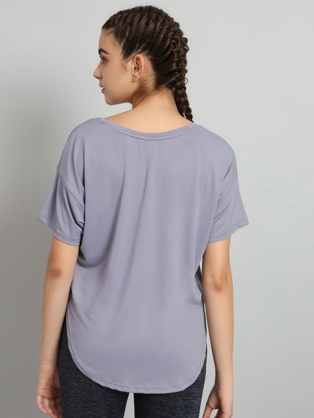 MKH Typography Printed Drop-Shoulder Sleeves Dri-FIT T-shirt - Swadesiicart