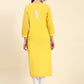 HOUSE OF KARI Embroidered Chikankari Pure Cotton Chikankari Kurta | Swadesiicart