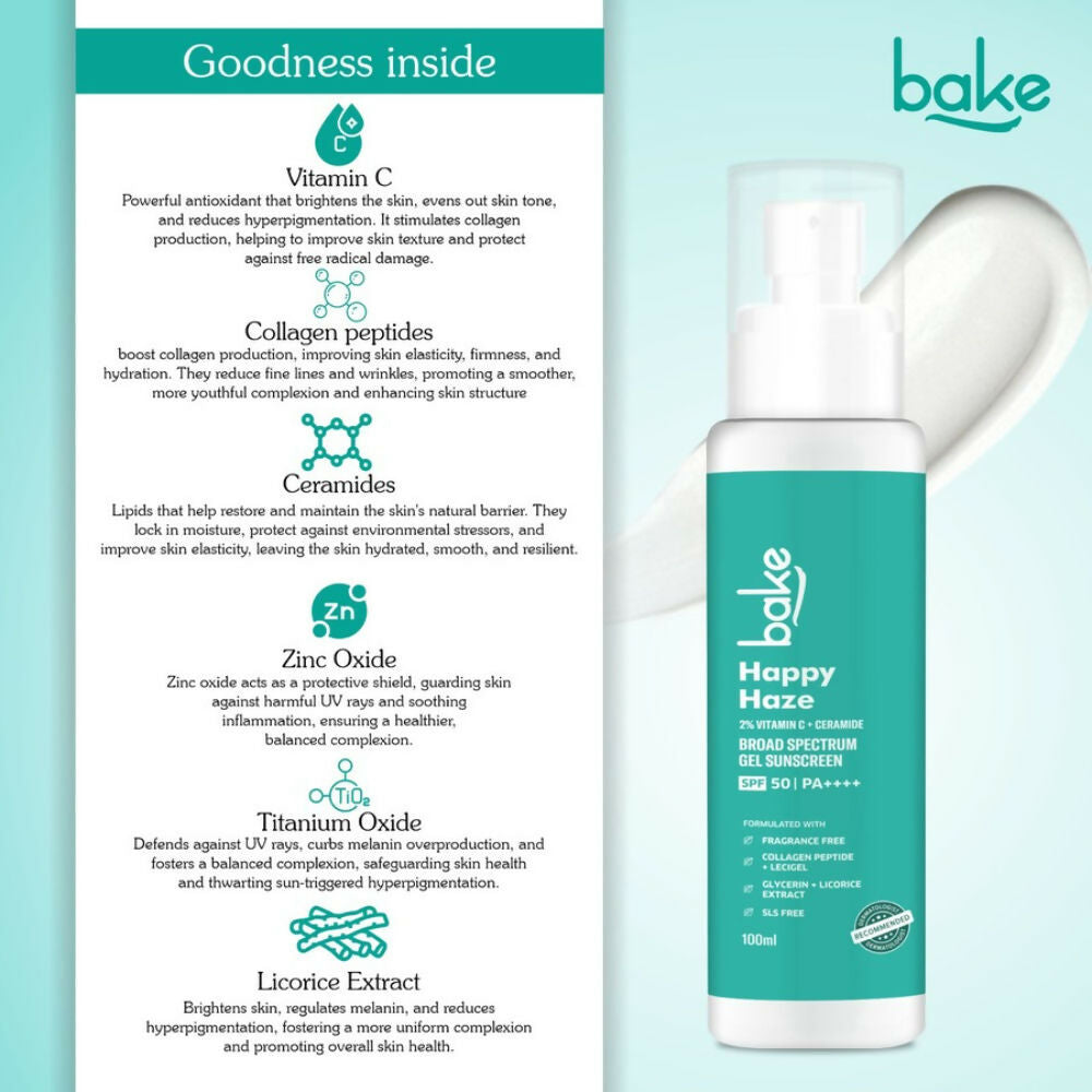 Bake Happy Haze 100% Mineral Sunscreen SPF 50 PA++++ | Swadesiicart