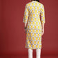 Anouk Ethnic Motifs Ikat Dyed Pure Cotton Kurta - Swadesiicart