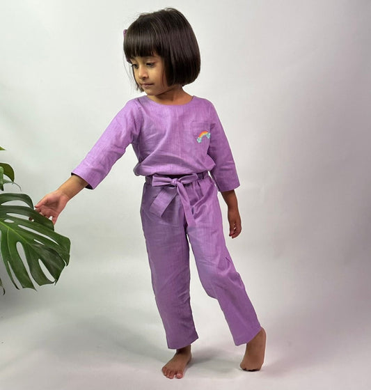 ArthLife Lilac Rainbow Co-Ord Set - Swadesiicart