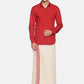 Sethukrishna Off White Traditional Kerala Double Mundu For Men | Swadesiicart