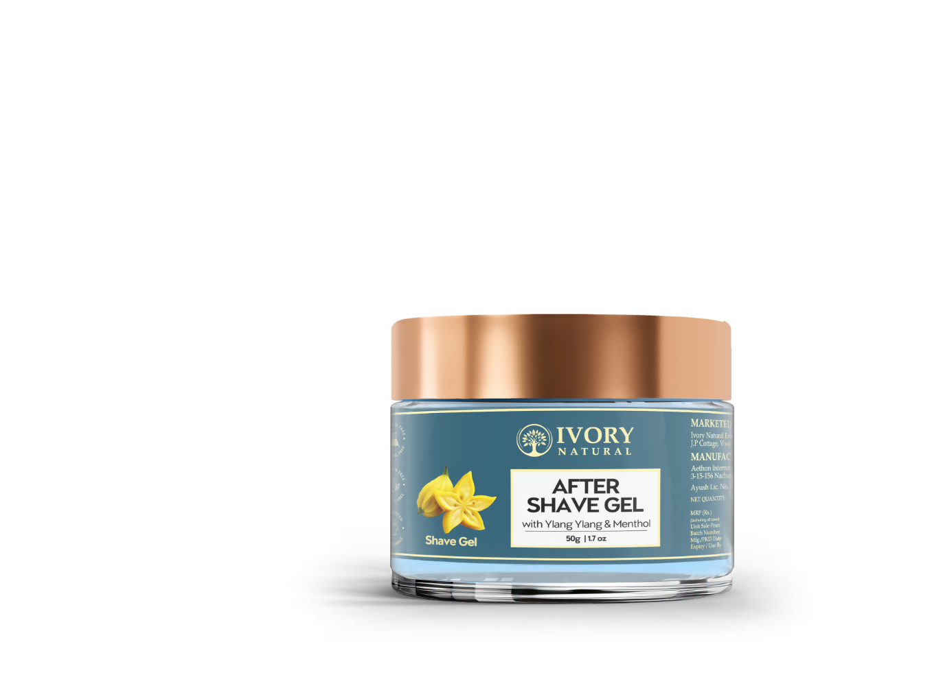 Ivory Natural After Shave Gel For Gentle Post-Shave, Reduced Facial Worries | Swadesiicart