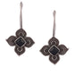 Shoshaa Silver Plated Floral Drop Earrings - Swadesiicart