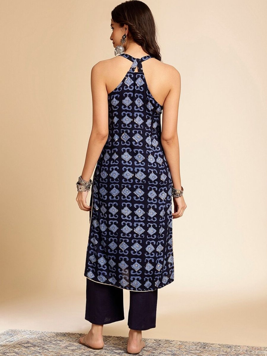Anouk Geometric Printed Kurta - Swadesiicart