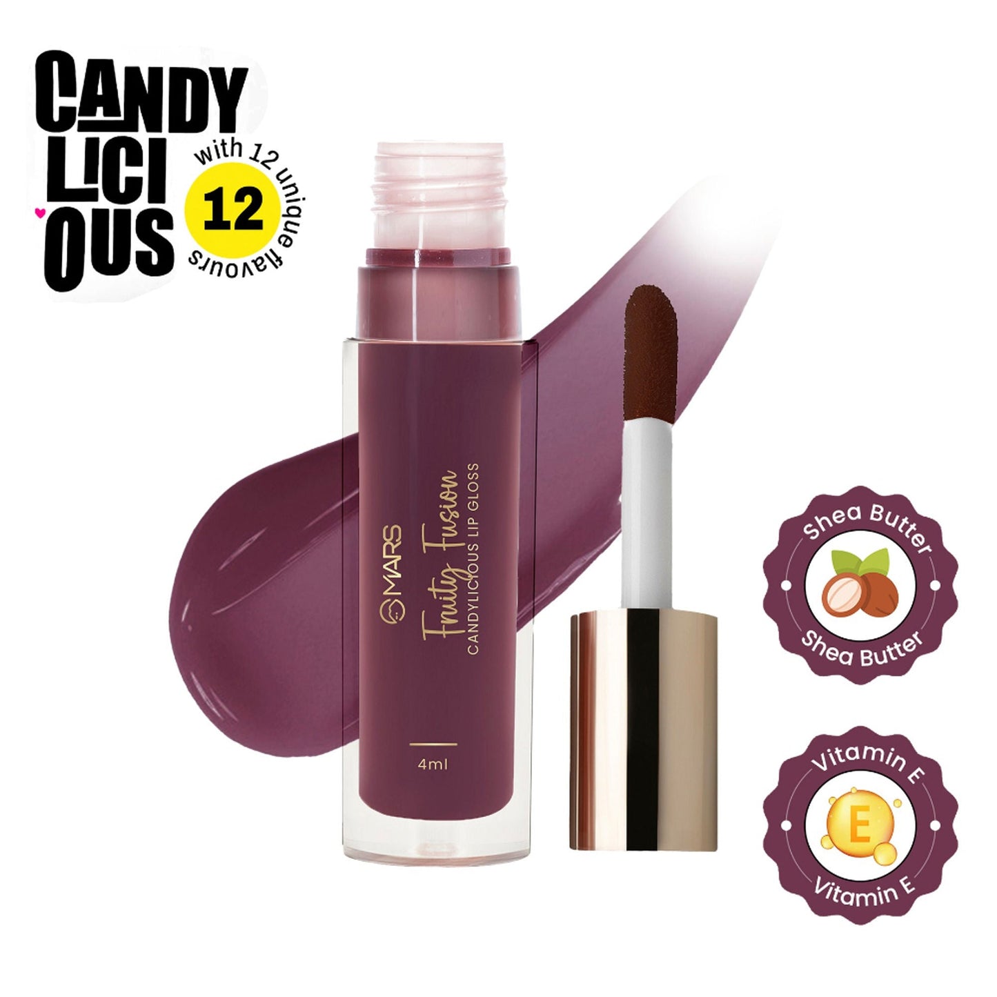 MARS Cosmetics Candylicious Colored Lip Gloss - Fruity Fusion - Swadesiicart
