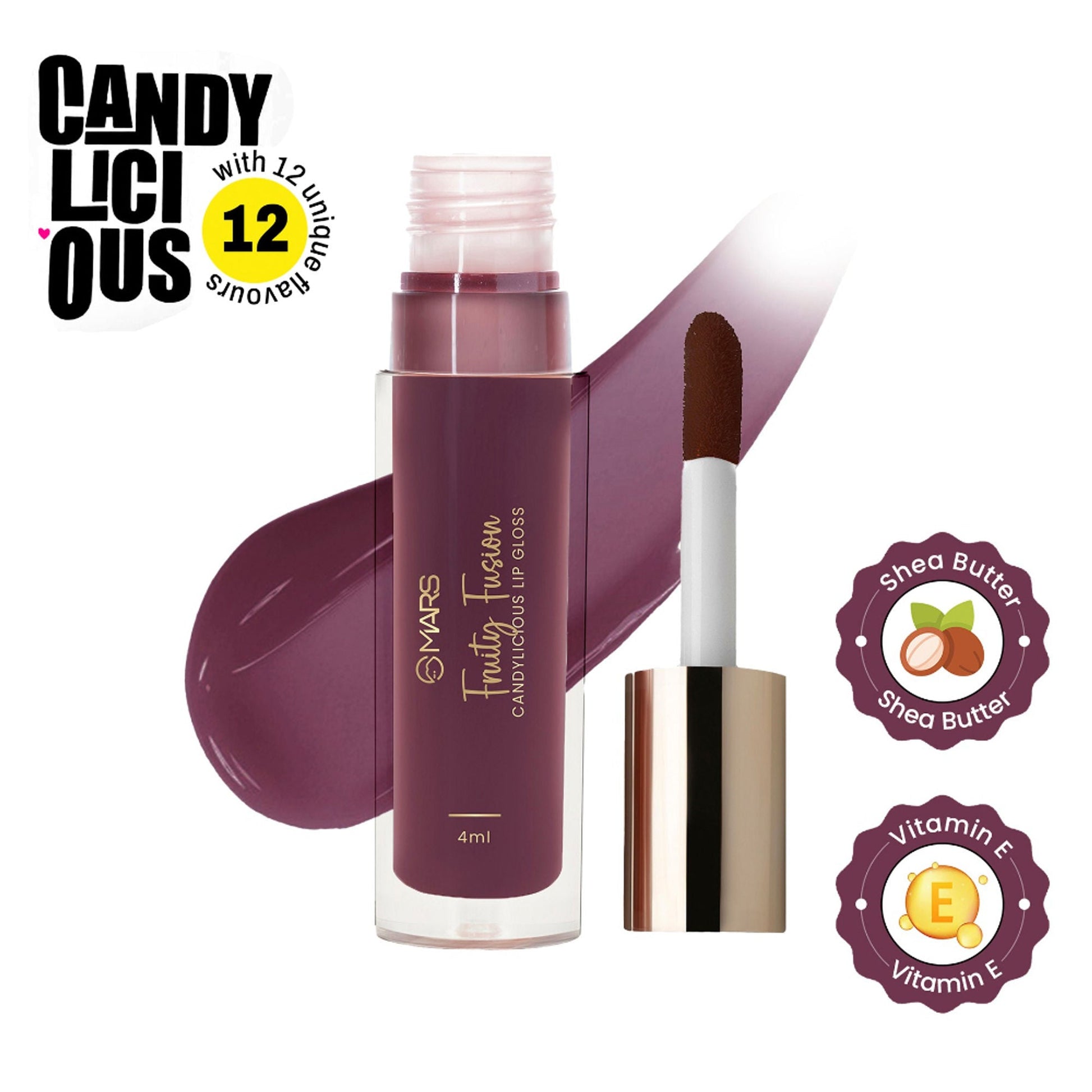 MARS Cosmetics Candylicious Colored Lip Gloss - Fruity Fusion - Swadesiicart