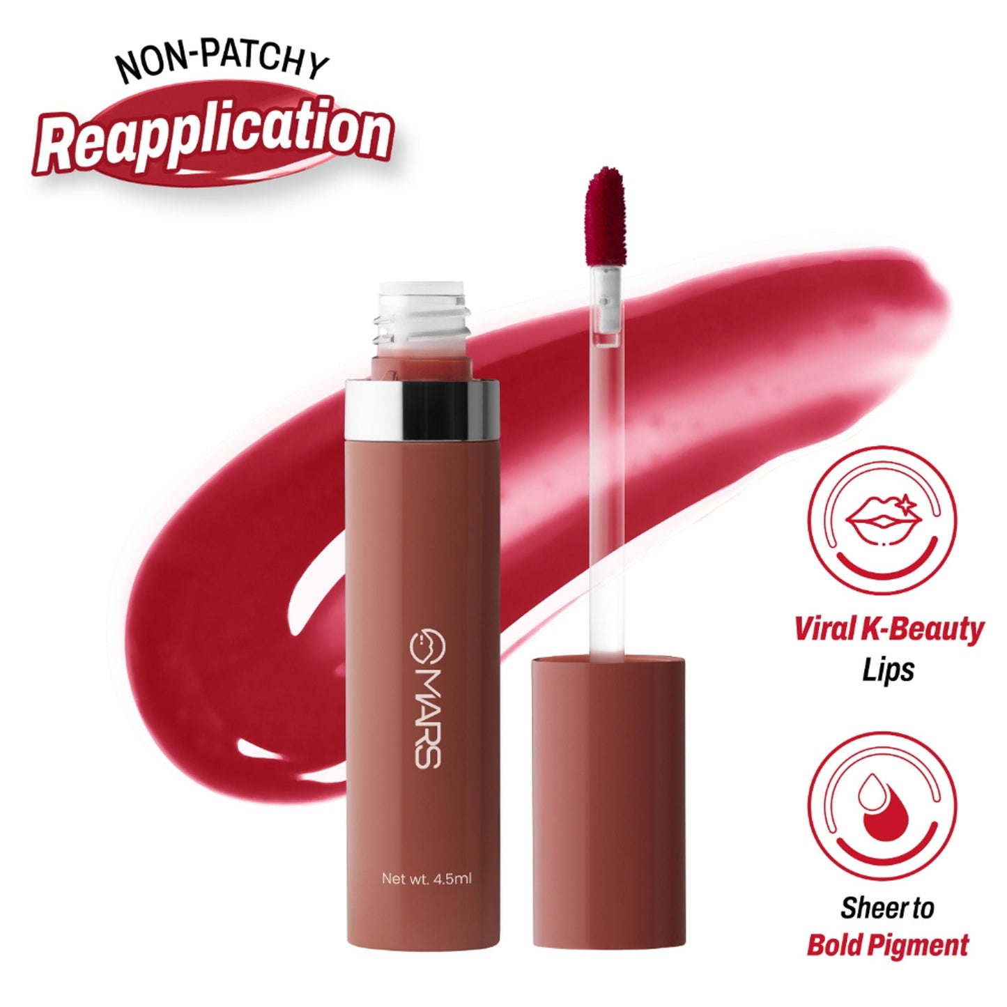 MARS Cosmetics Drip Lip Mist - 03 Rosewood Drip - Swadesiicart